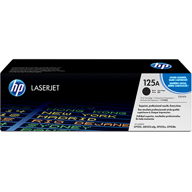 HP CNHPCB540A 125A Black Toner Cartridge (2,200 Pages)